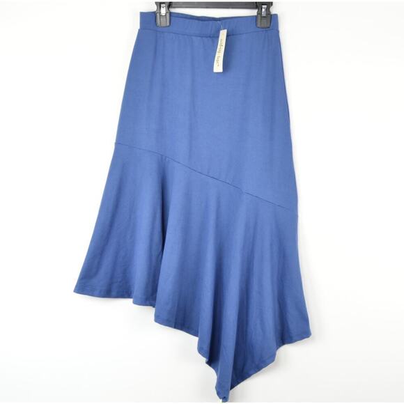 NWT URBAN ROSE Juniors Asymmetrical Ruffle Hem Midi Skirt - Picture 3 of 4